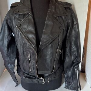 Quince Motorcycle Leather Jacket